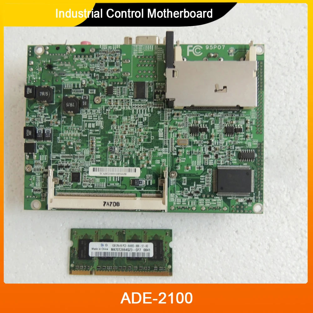 New ADE-2100 Industrial Control Motherboard With 1GB Memory High-end Embedded Motherboard 3.5'' High Quality Fast Ship