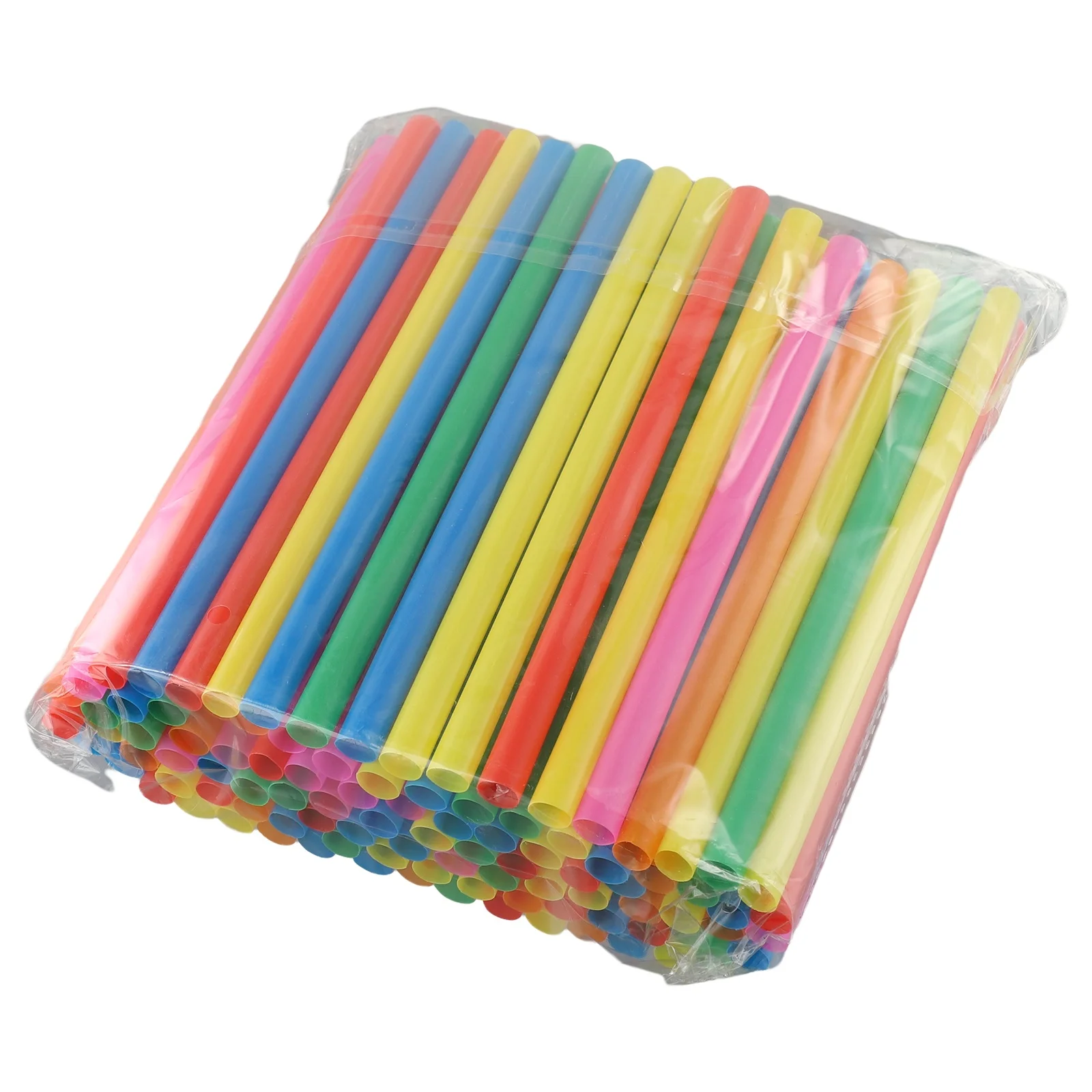 Milkshake Rietjes Rietjes Plat Uiteinde Multi Color Oversized Pp Drinken Smoothie Extra Brede Boba Rietjes Kleurrijk Nieuw