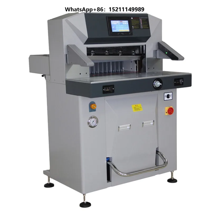 Nc Single Cutter Smoking A4 and A3 Corrugated Board Bobbin Massicot Tobacco Cigarette Paper Cutting Machine