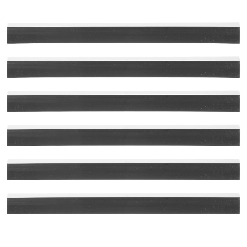 

6pcs Dustpan Lip Replacement Parts Plastic Edge Strips Garbage Shovel Accessories Bucket Attachment Home Supplies