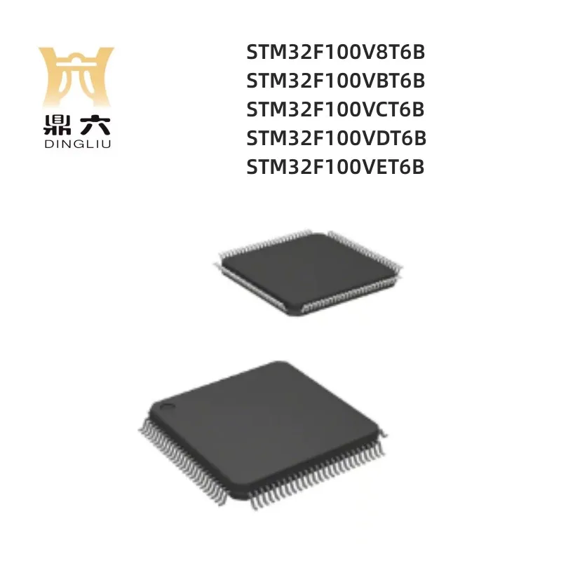 STM32F100V8T6B STM32F100VBT6B STM32F100VCT6B STM32F100VDT6B STM32F100VET6B  Microcontroller IC 32-Bit 100LQFP