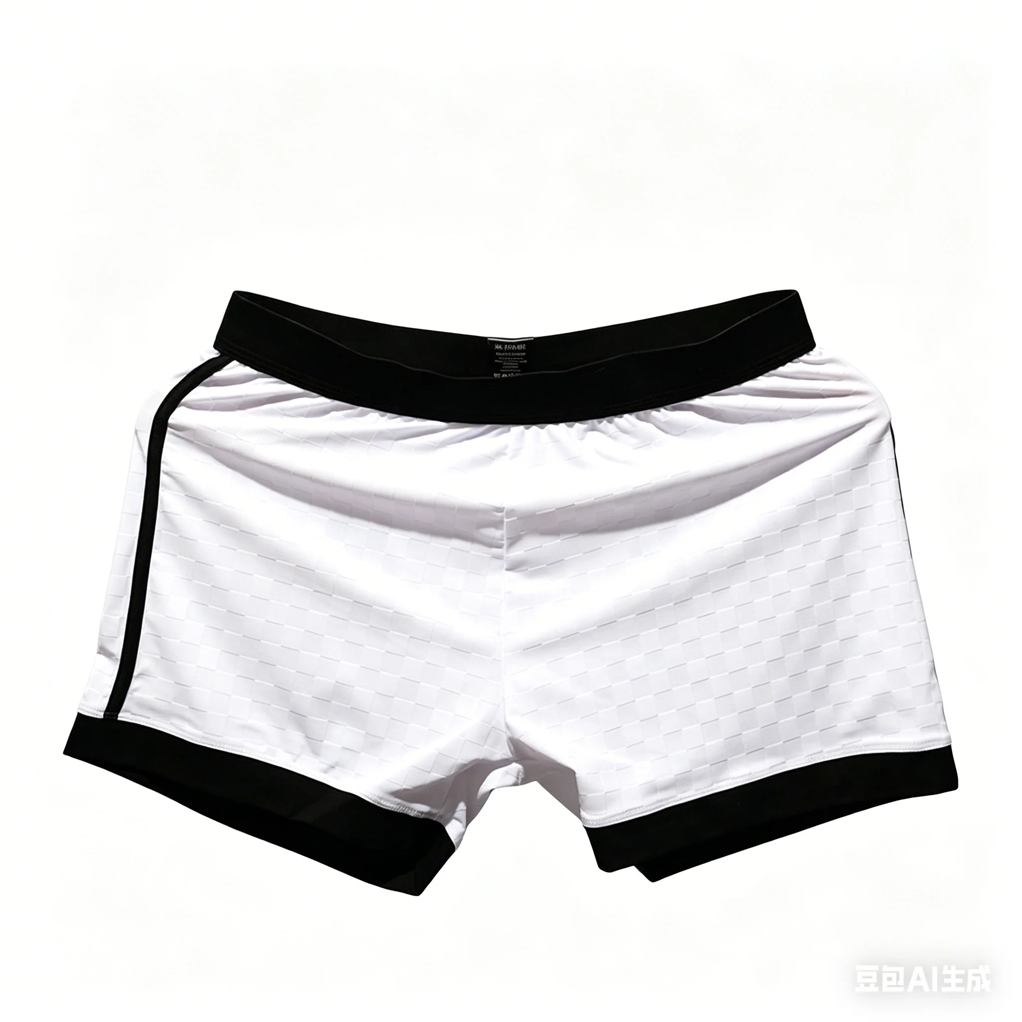 Men's Checkered Grid Lounge Shorts, Cool Touch Casual Sleepwear with Contrast Trim Youth Fashion Sports Boxy Underwear Aro Pants