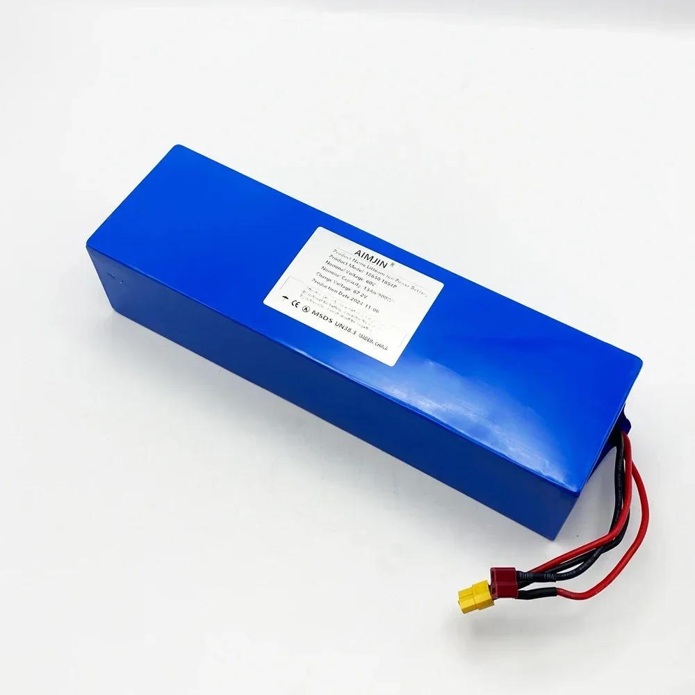 بطارية 60 فولت 15 أمبير في الساعة 18650 16S4P بطارية ليثيوم عالية الطاقة، BMS مدمجة، سكوتر 900 وات في الساعة، بطارية كرسي متحرك كهربائي #6