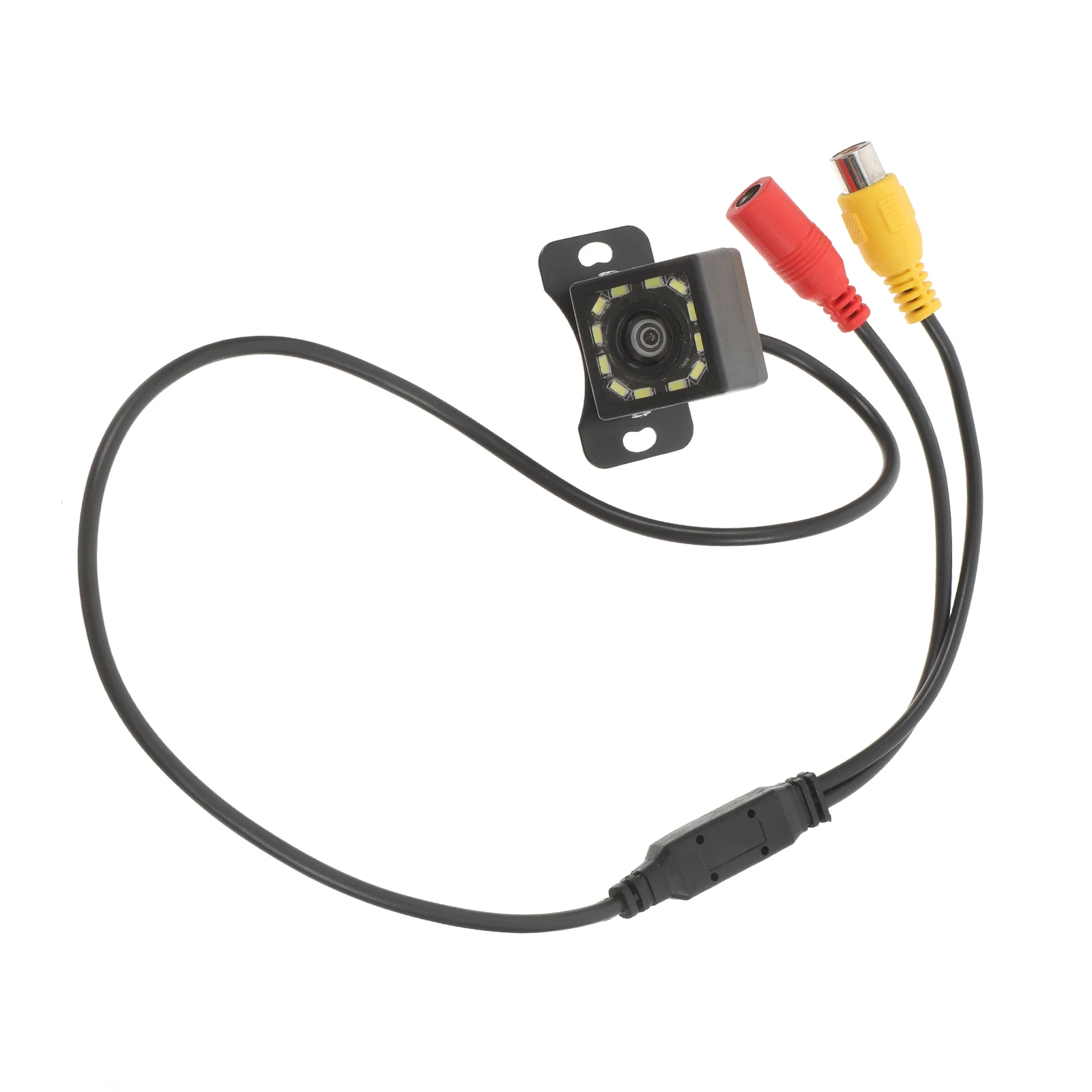 

12-Led Waterproof Car Backup 170° Wide Angle Rear View For Truck Suv Rv Universal Reverse Camera Easy Install High Definition