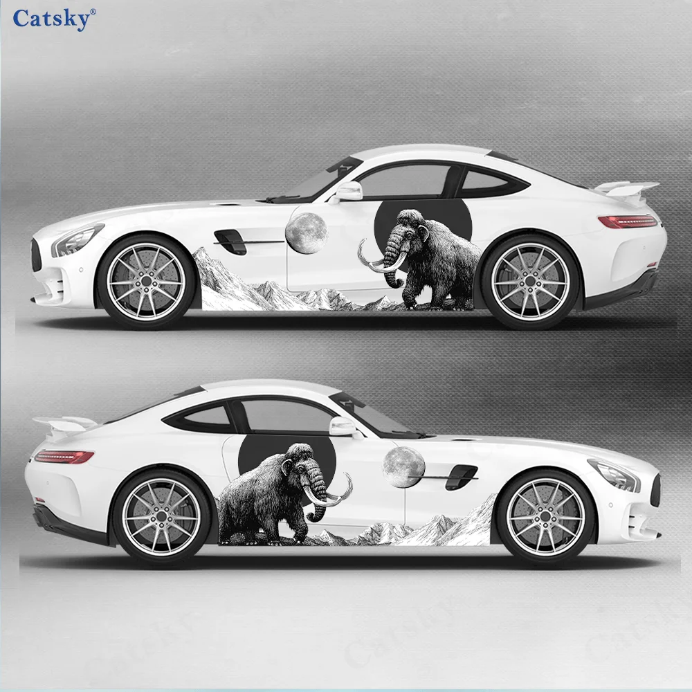 

Mammoth sticker, suitable for cars and trucks, durable, fade-resistant, easy to install and remove - Enhance the beauty of your