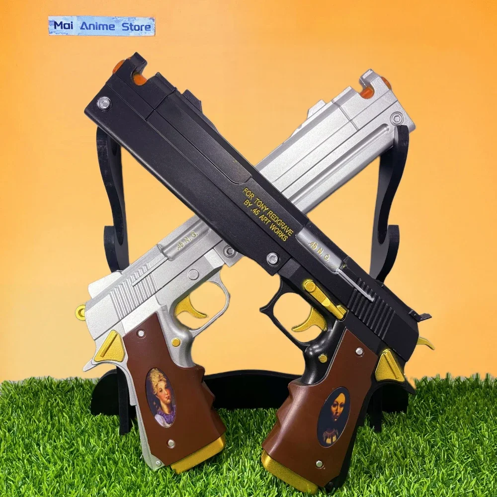 14 بوصة بولي Dante مسدس مسدس الأبنوس العاج أنيمي الشيطان قد يبكي 4 أنيمي تأثيري الدعامة DMC بندقية السيف الحجم الحقيقي اليابانية كاتانا لعبة هدية #1
