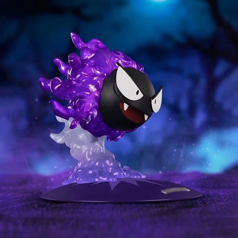 Anime Pokemon Action Figures Gastly Haunter Collezione autentica Serie di modelli Figurine Ornamenti Giocattoli Regali di compleanno