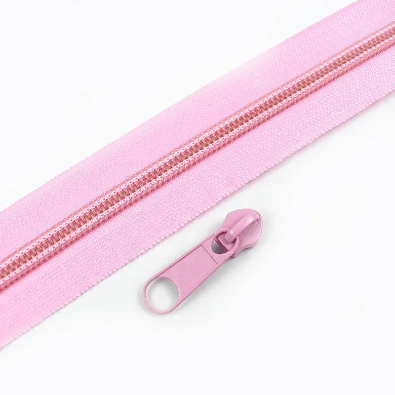 5/10/20M 3 # 5 # Regenbogen-Nylon-Reißverschlussband mit Reißverschlusszügen, Kleidungsdekoration, Reißverschlussrolle, Taschenverschluss, Reparaturset für Reißverschlüsse, Nähzubehör
