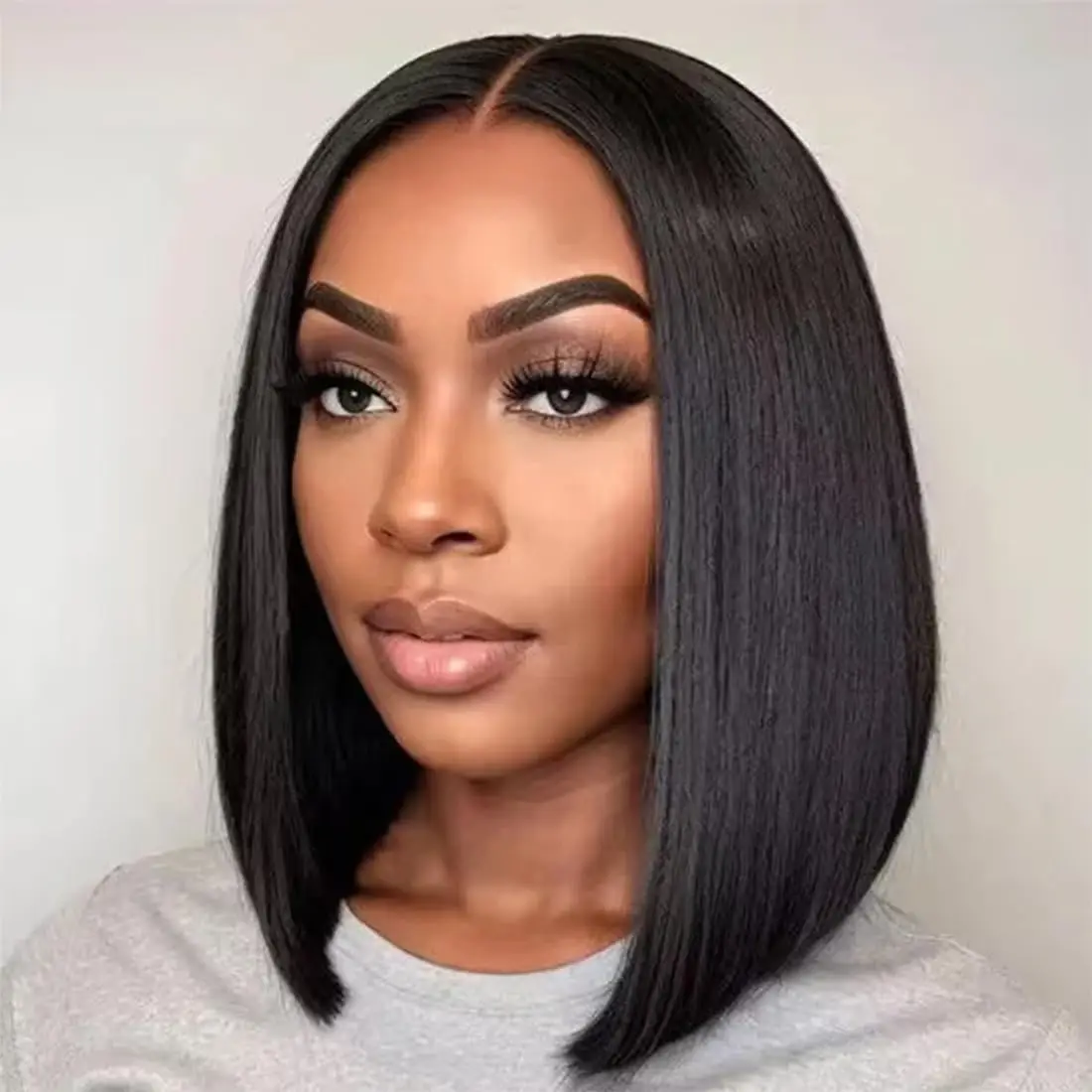 

15A Straight Bob Wigs For Black Women 10 12 Inch Bob Wig Human Hair 13x4 Straight Lace Front Wigs Human Hair 200 Density
