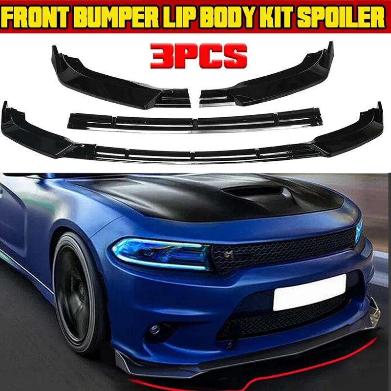 G37 Car Front Bumper Splitter Lip Spoiler Bumper Lip Diffuser Body Kit Cover Trim For Infiniti G37 Sedan 2010 2011 2012 2013