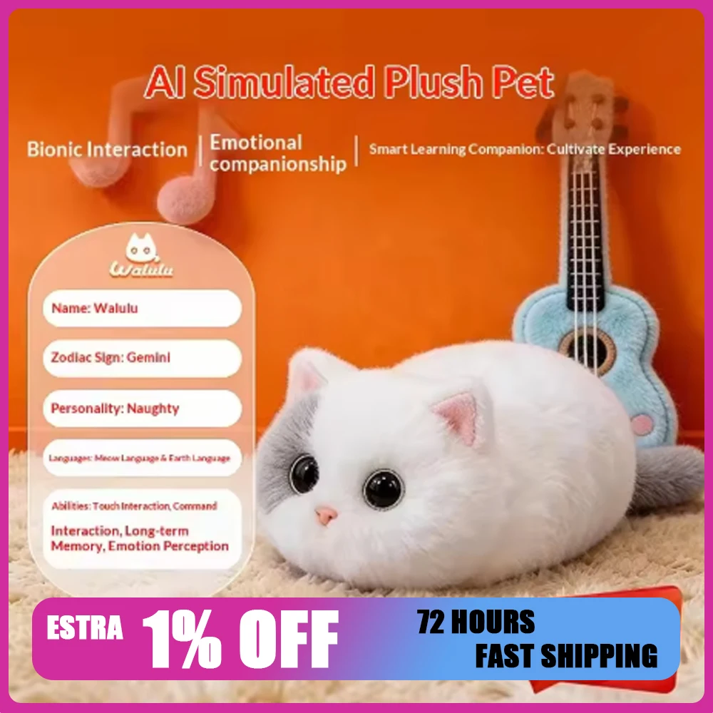 Walulu WLC 1 Smart Robot Companion Robot Touch Bionic Interaction Emotional Companionship Wireless Indoor Intelligence Gifts