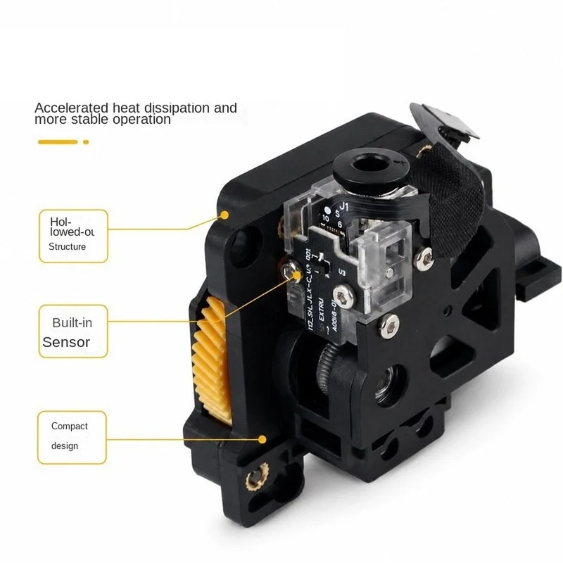 Extruder Hardened Steel Gear Unit for P1 Series Extruder for P1S P1P for Hotend Extruder [No.3 Elnic]