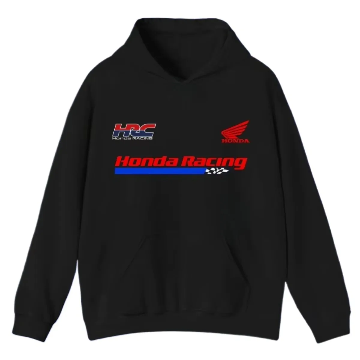 

HONDA Men's New Hot Fashion Honda Logo Hoodie Autumn and Winter Men's and Women's General Street Wear Casual Hoodie Motorcycle