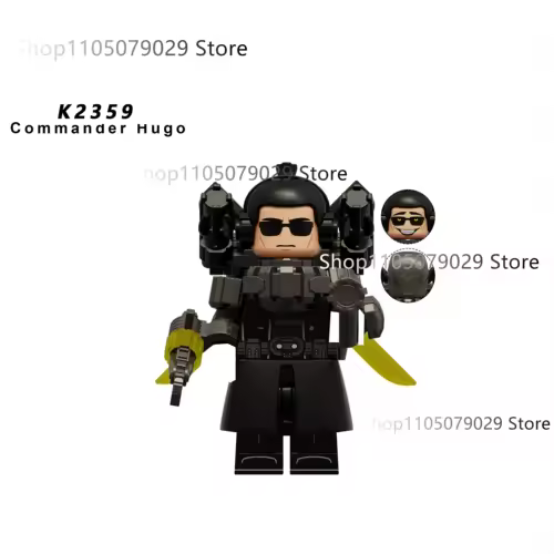 New KDL SWAT Skibidi Toilet Man Figures Anime Block Toys TvMan Titan Cameraman Speakerman Bricks Model Toy Birthday Gift - Image 44