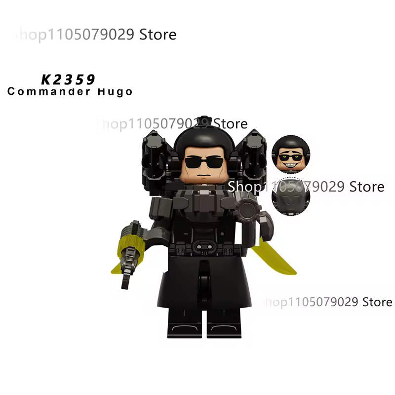 New KDL SWAT Skibidi Toilet Man Figures Anime Block Toys TvMan Titan Cameraman Speakerman Bricks Model Toy Birthday Gift - Image 44
