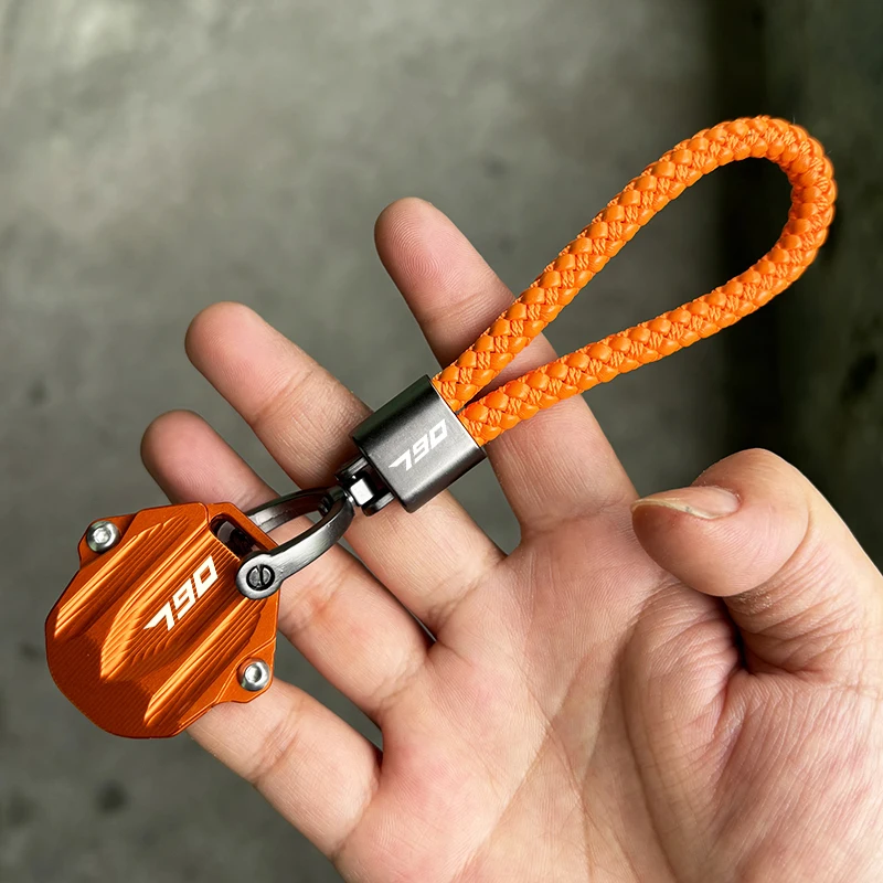 New Fit For KTM DUKE 790 890 ADV 790Adventure 890Adventure Motorcycle Accessories CNC Key Cover Shell Cap Keychain Keyring