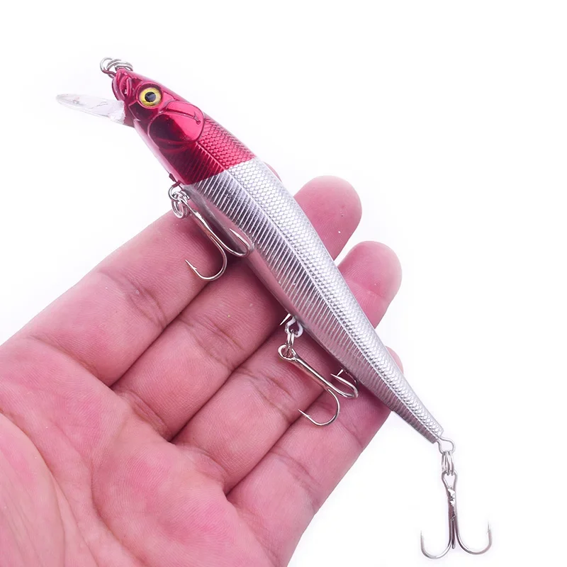 1 Pc Minnow Fishing Lure 14g/22.5g 5 Colors Artificial Hard Bait Crankbait Bass with Hooks Plastics Wobblers Fishing Tackle