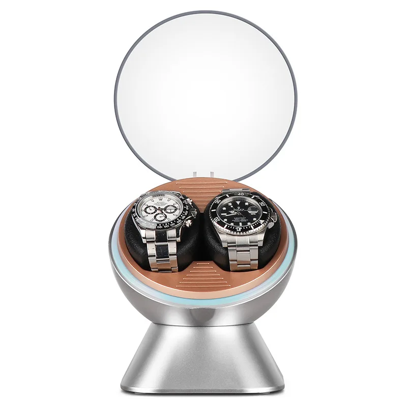 

Устройство для намотки часов с двойной стеклянной верхней частью, автоматический вращатель 2025 года с витриной премиум-класса для хранения механических часов, коллектор для домашнего хранения