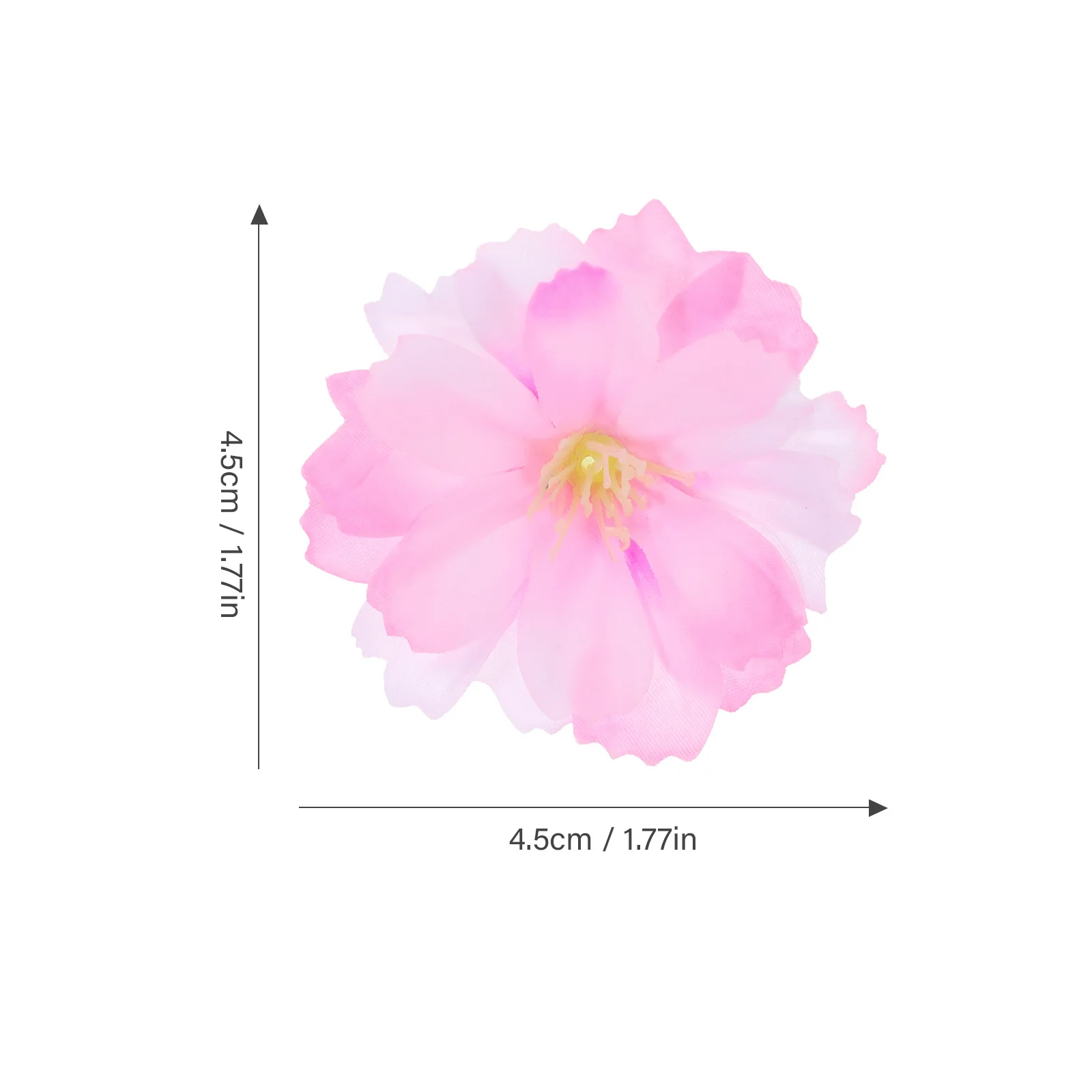 100 قطعة رؤوس زهور اصطناعية مزخرفة من البلاستيك الحريري زهور صغيرة للحرف اليدوية ديكور زهور صغيرة لرؤوس الزهور اليدوية