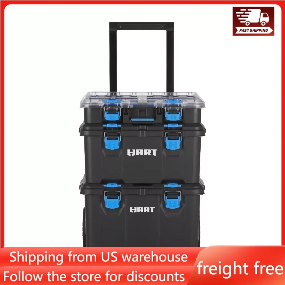 Hand Tools Box Empty Tool Box Complete Motorcycle Toolbox with Wheels Tool Bag Wheeled Tooling Storage Cases Mechanics Bucket