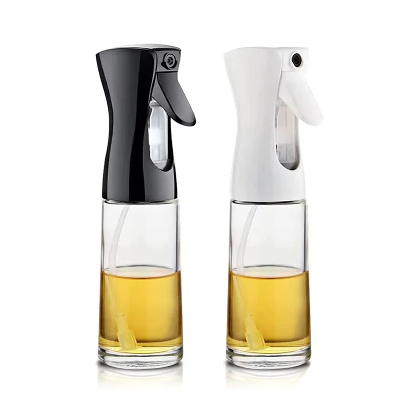 

Kitchen Oil Spray Bottle Cooking Oil Spray 300ml Fitness Barbecue Air Frying Pan Pneumatic Oils Spray Distributor Can Be Reused