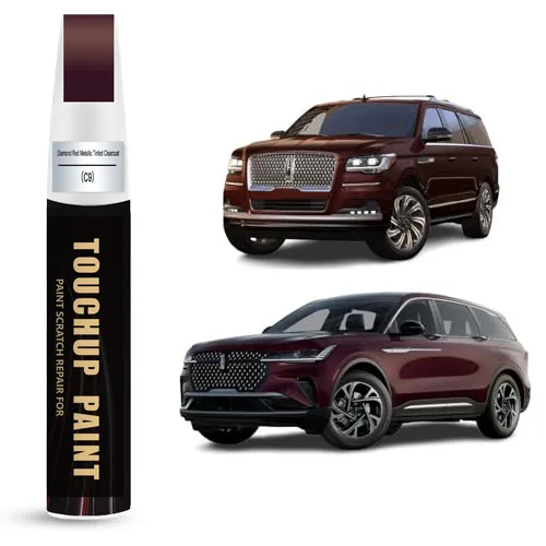 Car Touch Up Paint(Diamond Red Metallic Tinted Clearcoat(C9)) for LINCOLN Car Paint Scratch Repair Kit