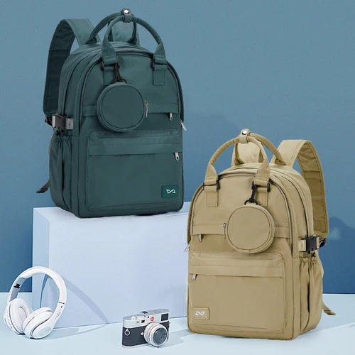 Mochila de nailon, mochilas de moda para mujer, mochila escolar impermeable con múltiples bolsillos para estudiantes, adolescentes y niñas, bolsa para ordenador portátil Kawaii, nueva