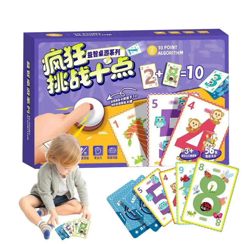 Math Table Games Addition Math Learning Games Card Board Games For Kids Ages 3 Homeschool Classroom Must Haves Education