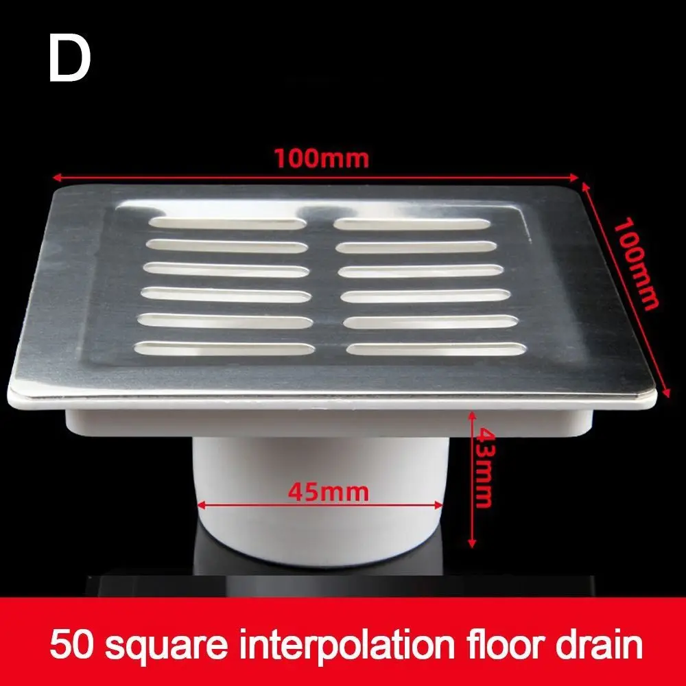 

НОВЫЙ слив для пола на крыше, круглая дренажная крышка для балкона из нержавеющей стали, антиблокирующая крышка для наружной дождевой трубы, дренажный фитинг для сантехники