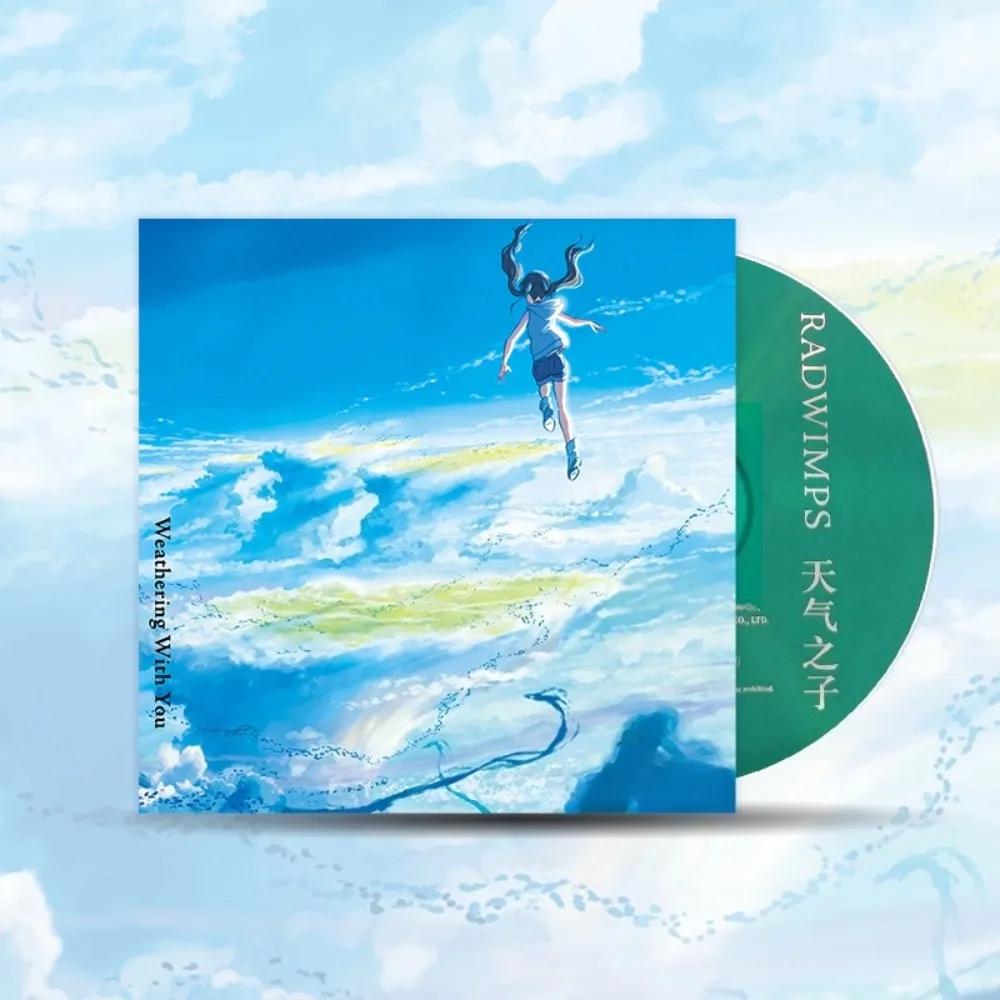 Makoto Shinkai Weathering with You Soundtrack CD - RADWIMPS | Música de cine de anime para escuchar el regreso diario y de películas