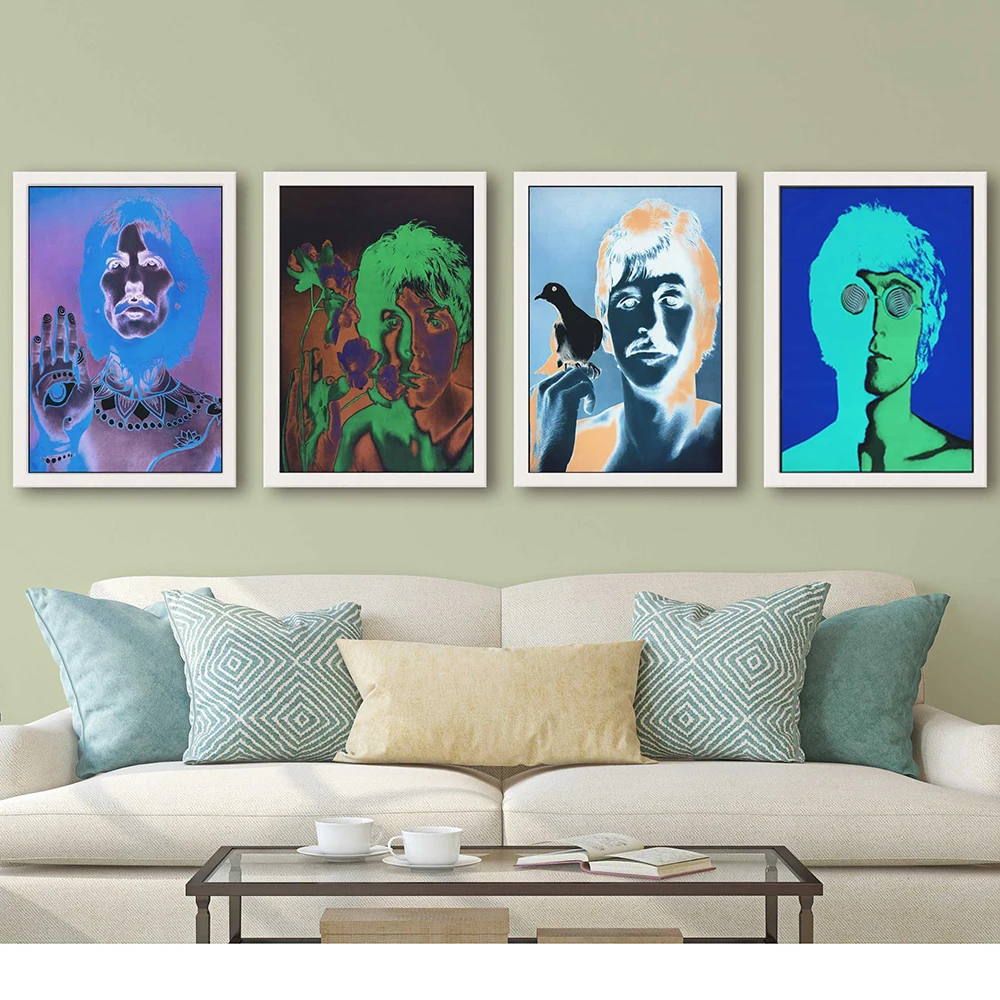 Aesthetic Classic Poster The Beatle Figure Canvas Painting Modern Art Print Abstract Wall Picture For Living Room Home Decor - Image 4