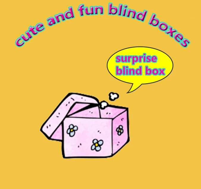 Randm Surprise Blind Box Series Blind Box, Uroczy Pluszowy Brelok z Winylową Lalką, Prezent Niespodzianka dla Zakochanych