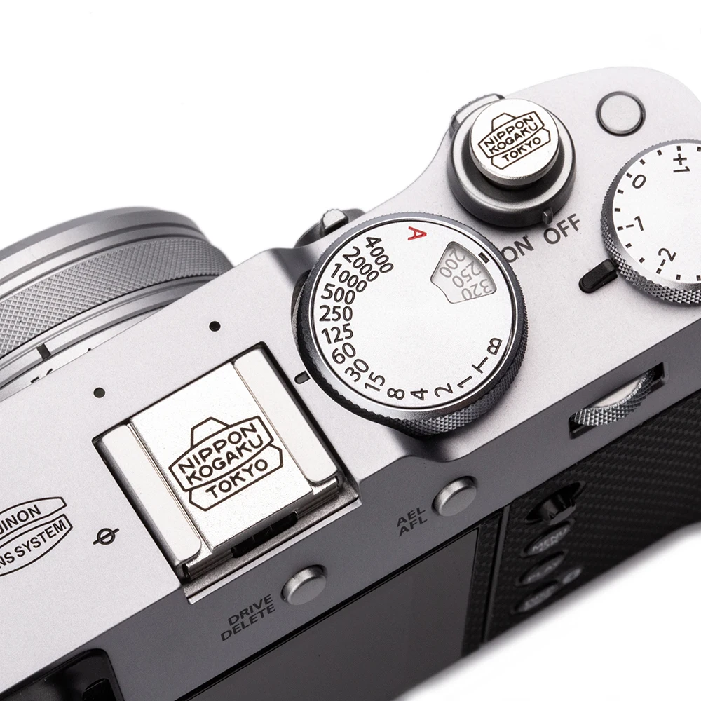 Camera Shutter Button Metal Hot Shoe Cover For Nikon Z8 ZFC Leica Q3 Lumix Sony Fuji XT50 XE4 XM5 XT4 X100VI Soft Release Button