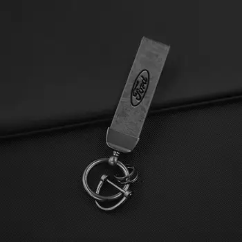 適用於福特 ST RACING Escape Mustang Mk4 Focus 3 4 Kuga Fiesta Mondeo Edge Ecosport Fusion 的汽車金屬鑰匙圈皮革掛件 10 最佳銷售 福特福克斯ST鑰匙扣 - №6