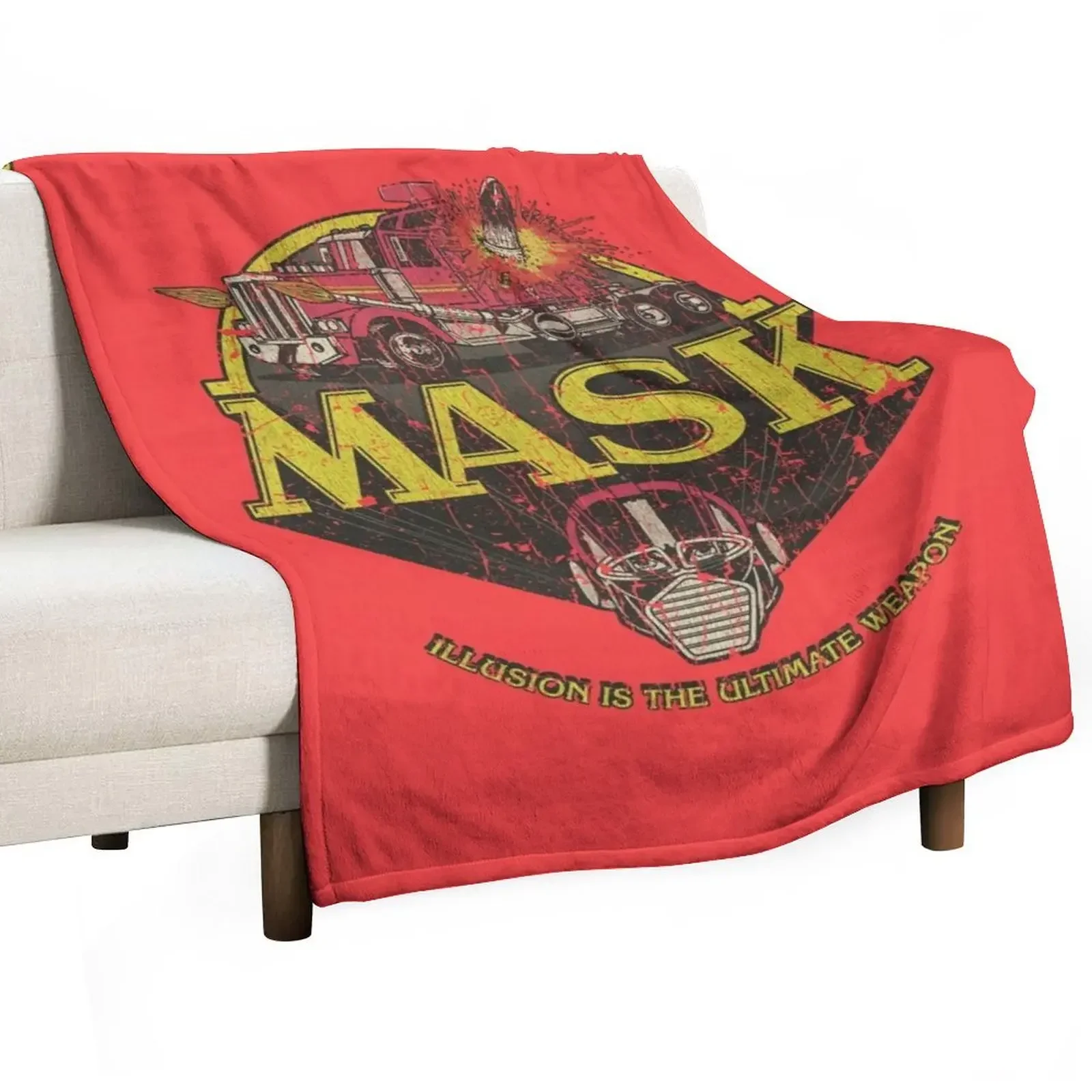 M.A.S.K. - Mobile Armored Strike Kommand 1985 Throw Blanket Comforter Luxury Throw heavy to sleep Hair Soft Big Blankets