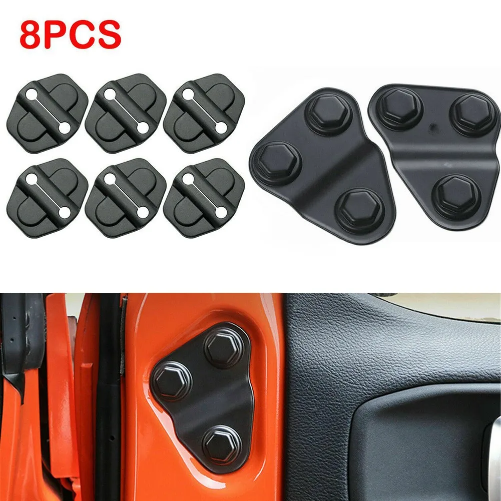 Aesthetic Upgrade Door Lock Trims & Covers Set for Jeep For Wrangler JL JT & For Willys (Fits Years 2018 2021)