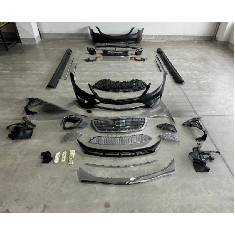 

S65 Style Bumper Conversion Parts For Mercedes-Benz S Class W222 2013-2017 Upgrade Body Kit