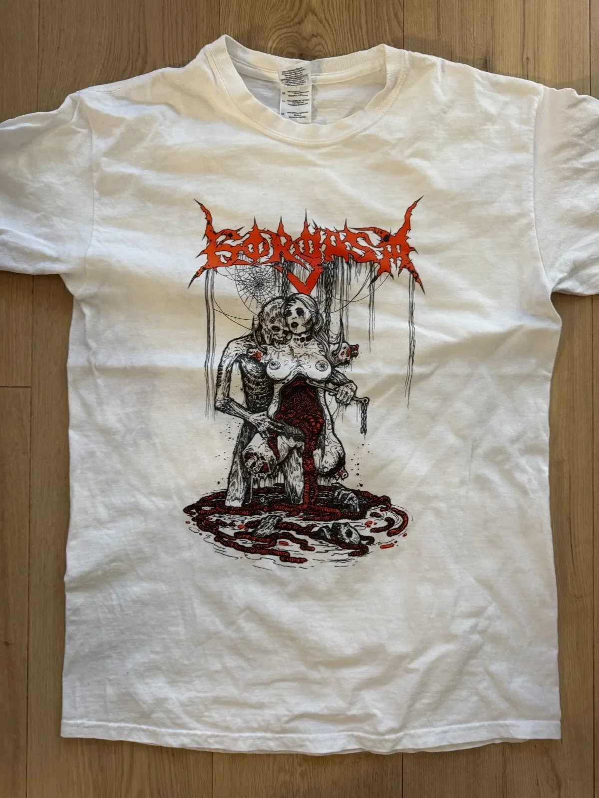 Gorgasm TShirt size M. Inveracity Disentomb Malignancy Disgorge Defeated Sanity