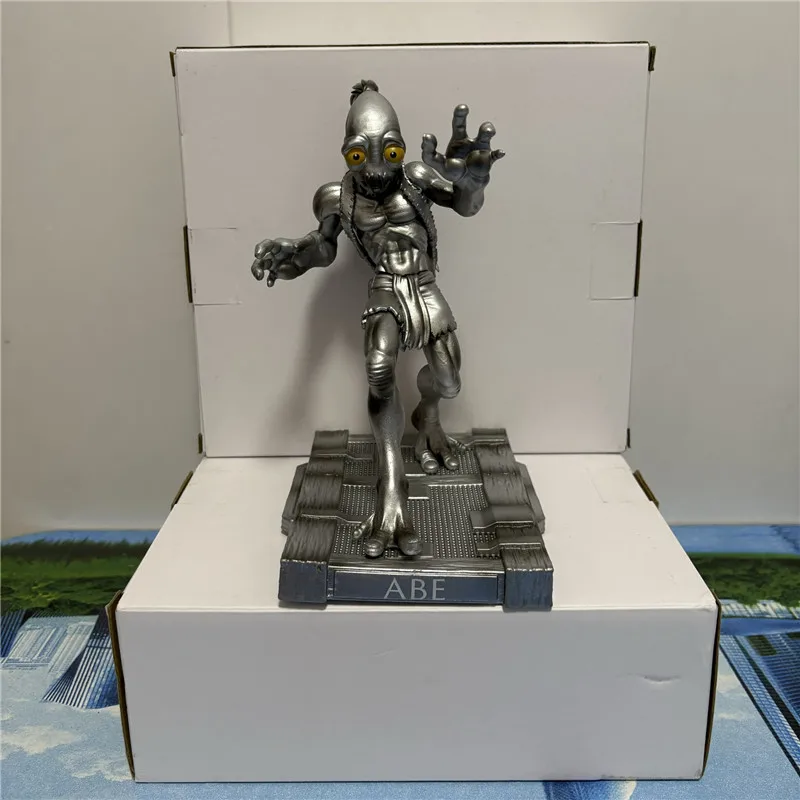 22cm cartoon Oddworld Abe’s Oddysee action figure doll pvc kids collection Mudokon model toy