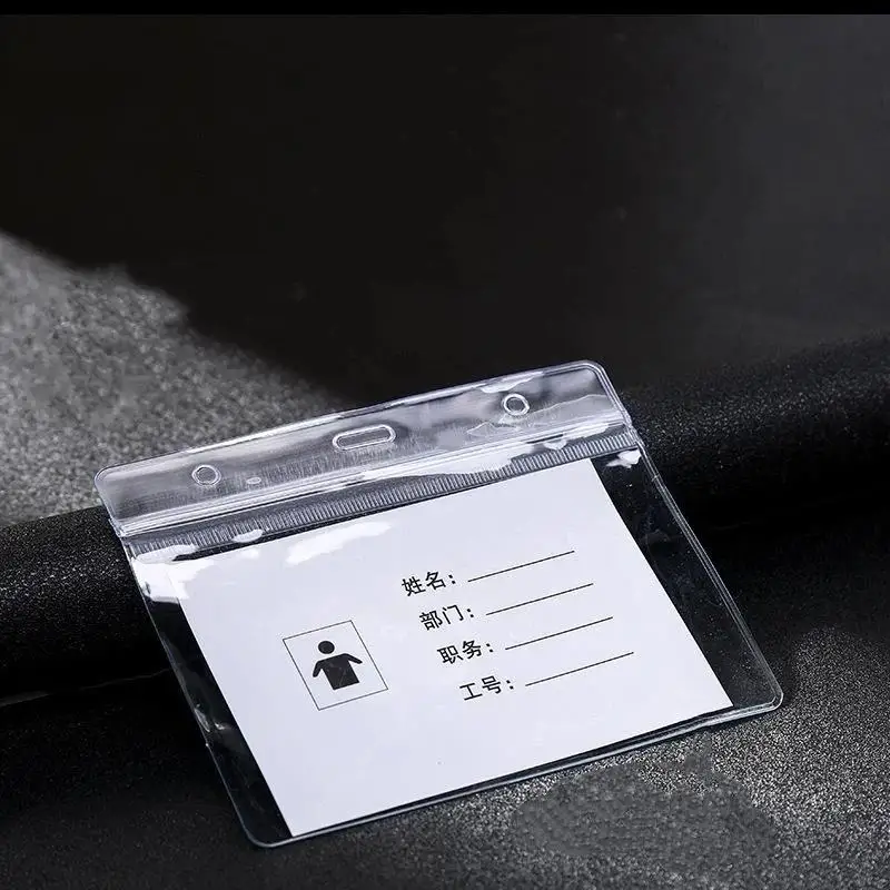 Credit Card Protective Cover Waterproof Clear Plastic Holder for Bank ID Business Card Portable for Commute Shopping Outdoor Ac