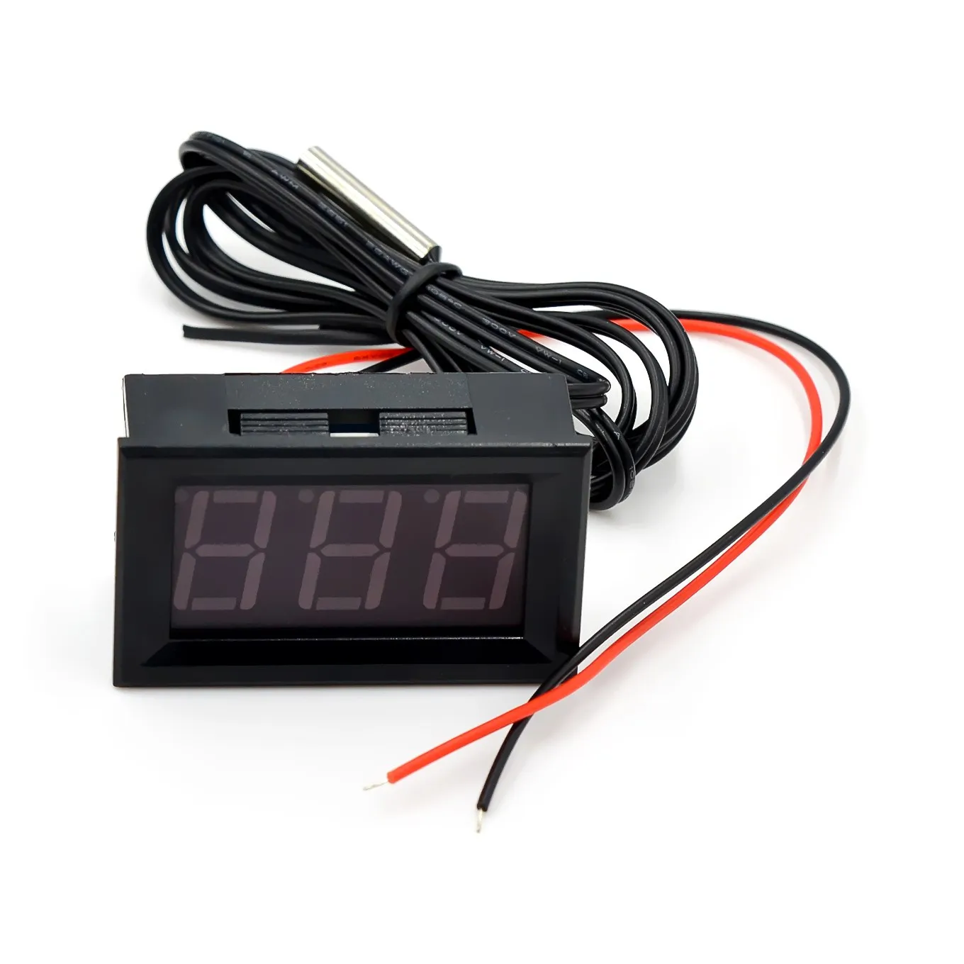 12V Electronic Digital Thermometer LED Display Thermometer Meter Detector Sensor Thermocouple Temp Sensor Tester