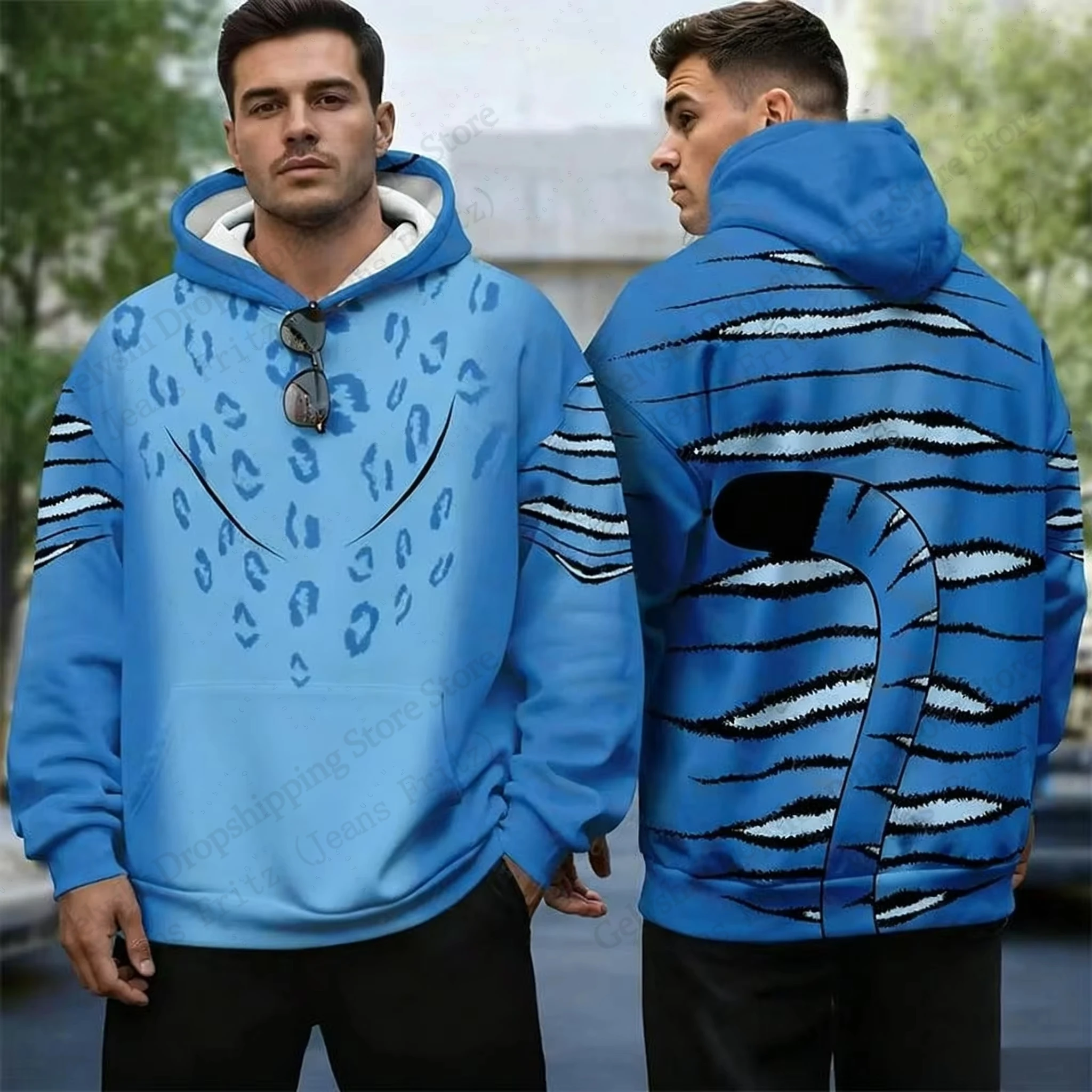 Neue Anime KPop Dämon Jäger 3d Druck Hoodie Männer Frauen Mode Halloween Tiger Hoodie Sweatshirt Heraus Mantel Winter Kleidung Paar