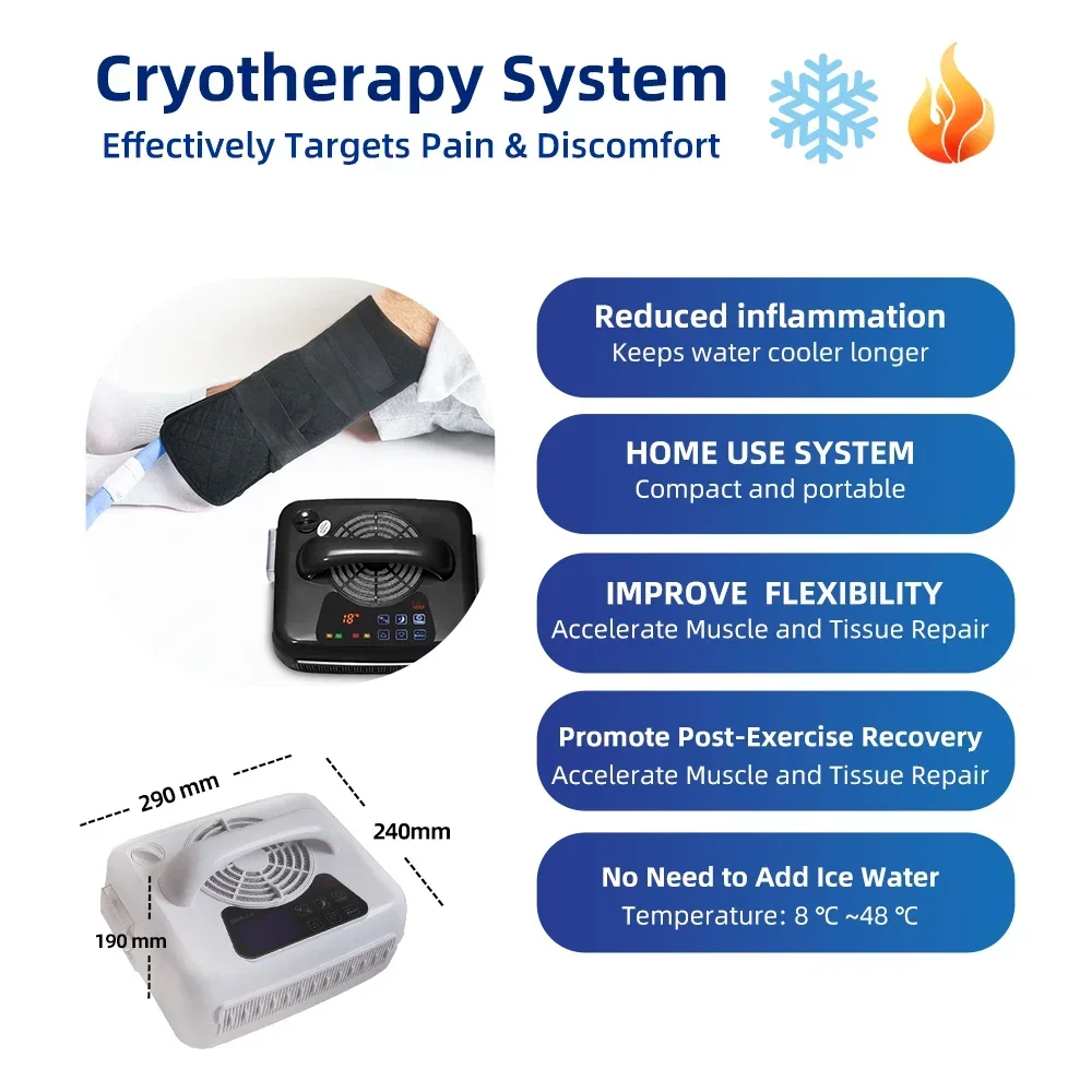 Customized Manufacturers Recovery Hot Cryo  Ice Cold Compression Physical Therapy  System Machine