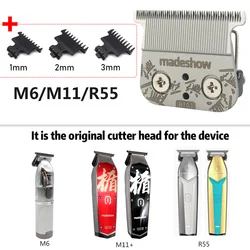 Professional Hair Clipper 0mm Original Blade Hair Cutting Machine Replaceable Cutter Head Madeshow M6 M11 Kulilang R55