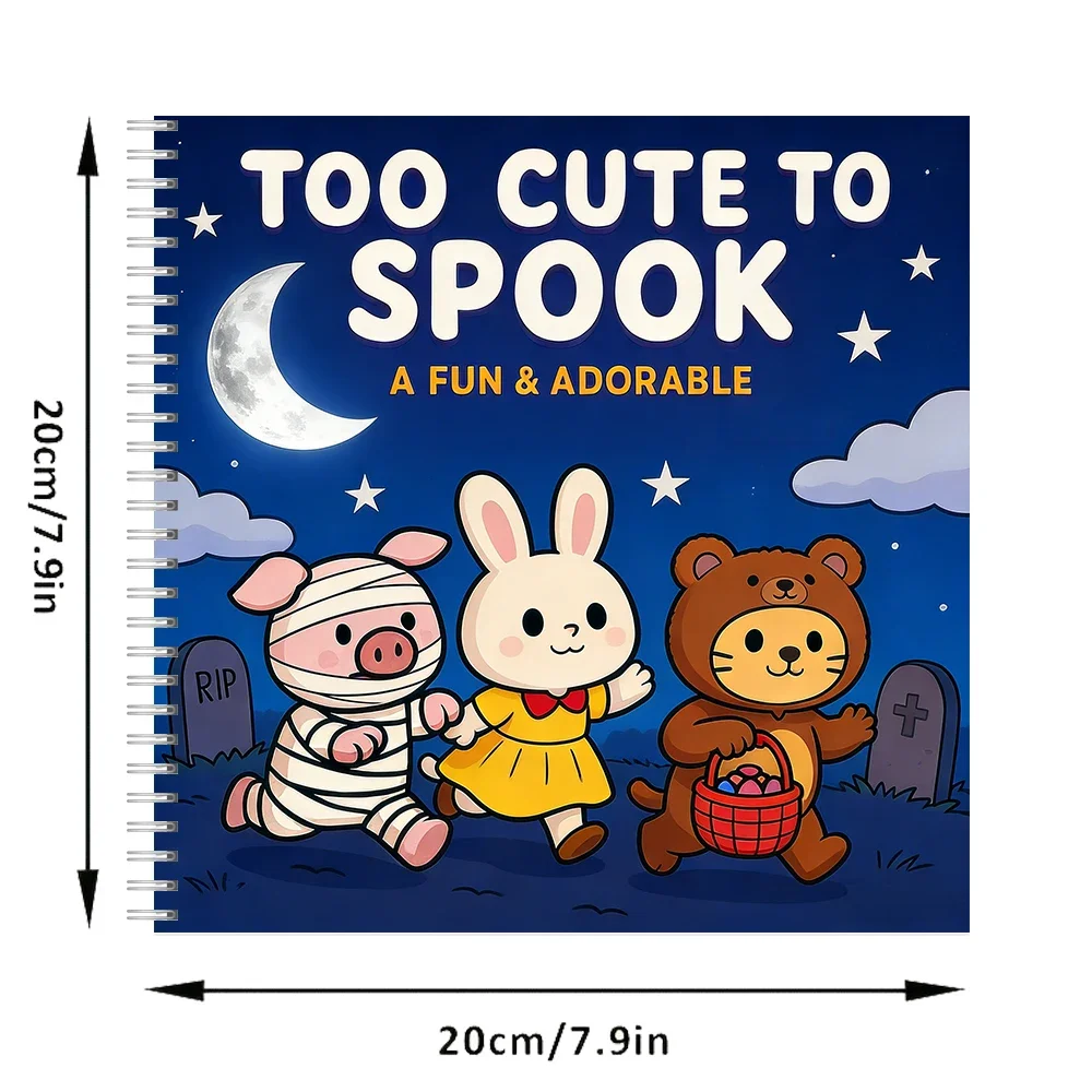 Too Cute to Spook Coloring Book for Adult | Colouring Book, Birthday Day Gift, Back to School Supplies, Adults Cute Drawing Book