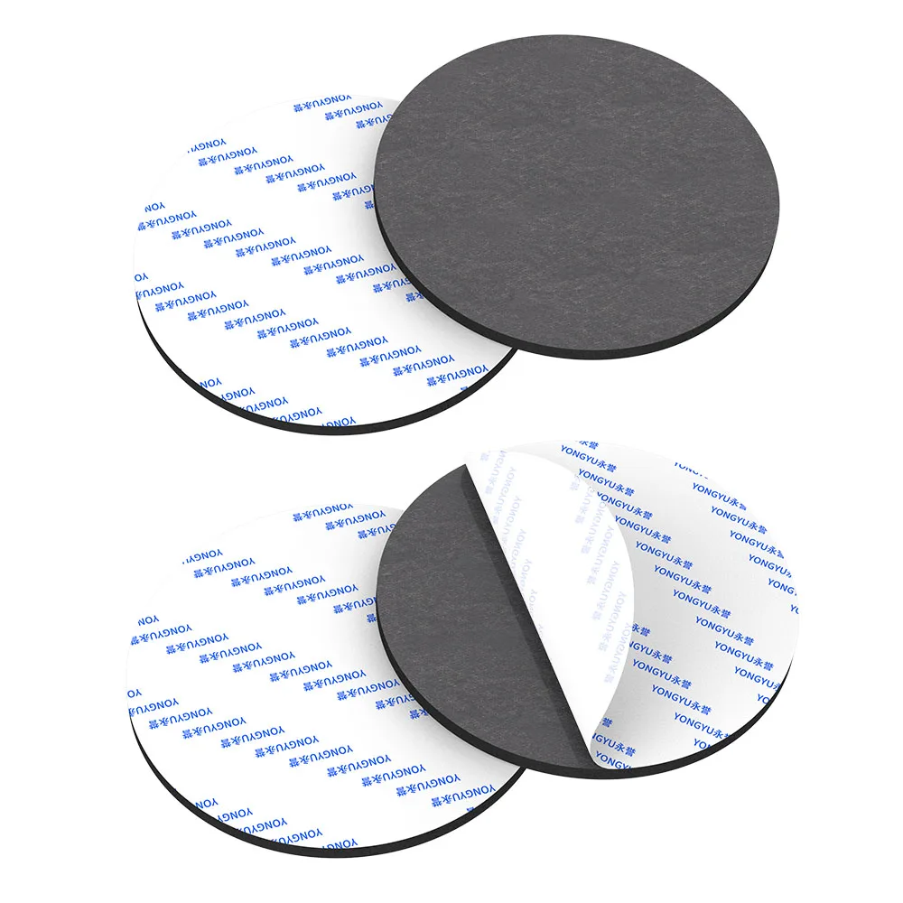 10X Double Sided Adhesive Pads,Heavy Duty Mounting Tape 3mm Thickness Pre-Cut Foam Tape,Super-Sticky Black Strong Pads Rectangle