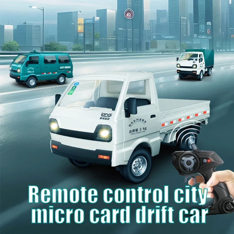RC Truck Drift Car 2.4G Remote Control transport vehicle Cars Trucks with door open lights sounds Toys for Boys Kids Children