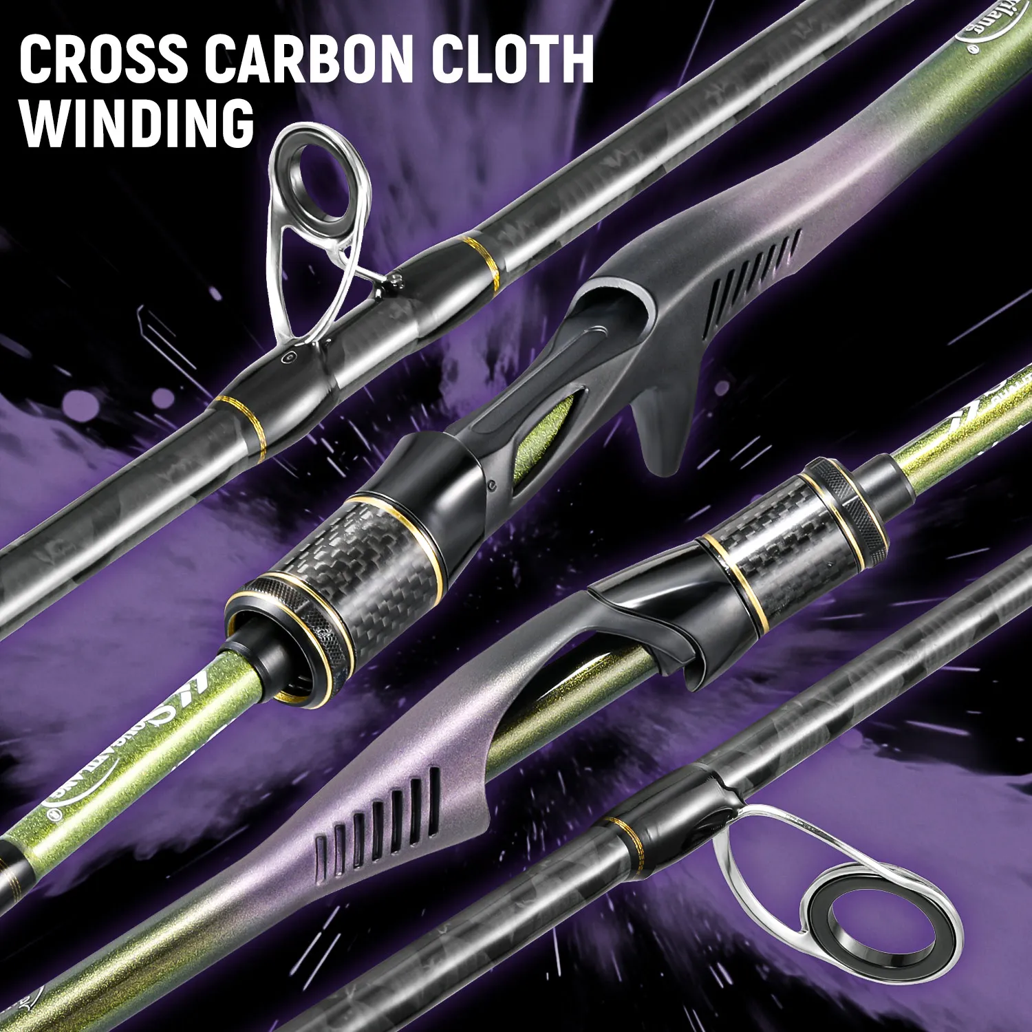 

Удилище Sougayilang UL 1.8м, 2 секции, с цельным карбоновым кончиком и интегрированной рукояткой, для спиннинга и кастинга, для пресноводной рыбалки