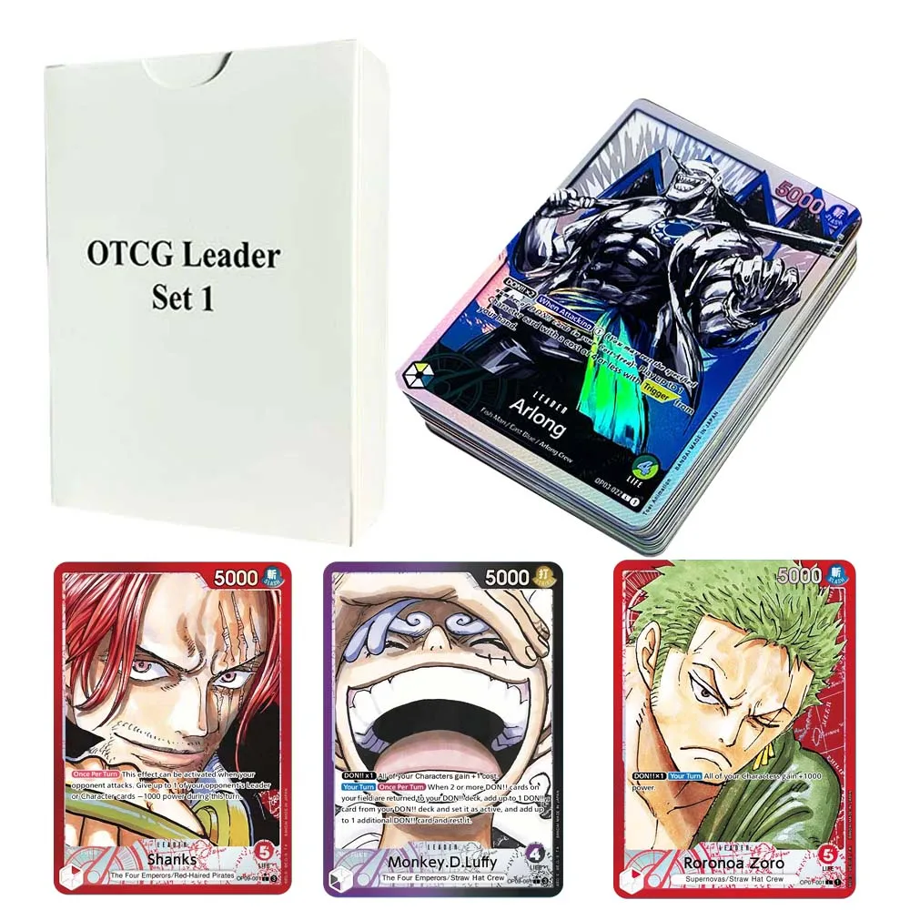 

Набор лидеров OTCG, 1 цельный базовый набор для прокси-карты включает в себя Луффи Нами Гарп, Иванков, коллекционные карты, игровые прокси-карты, полный набор игрушек, подарок