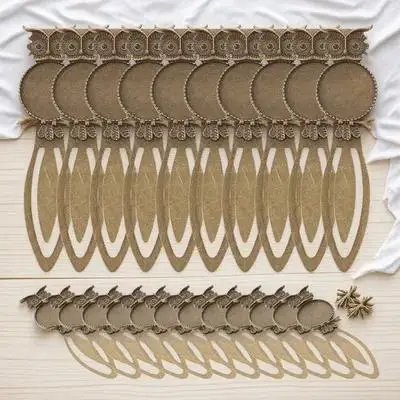 

20pcs Chinese Style Green Bronze Bookmarks Creative Owl Shape Copper For Students Graduation Gift Page Marker Reading